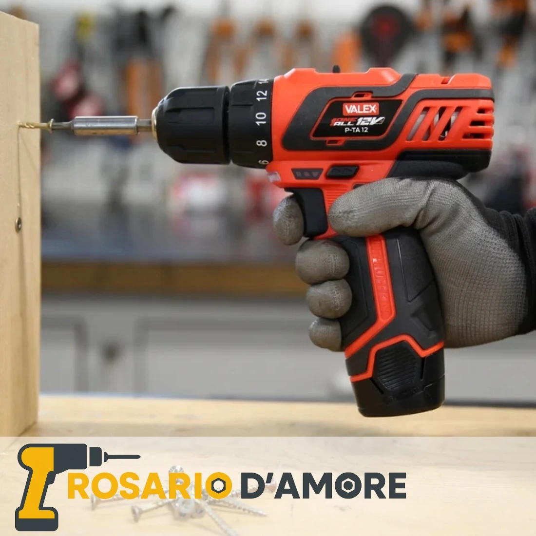 Trapano avvitatore al litio P-TA 12 (12V)