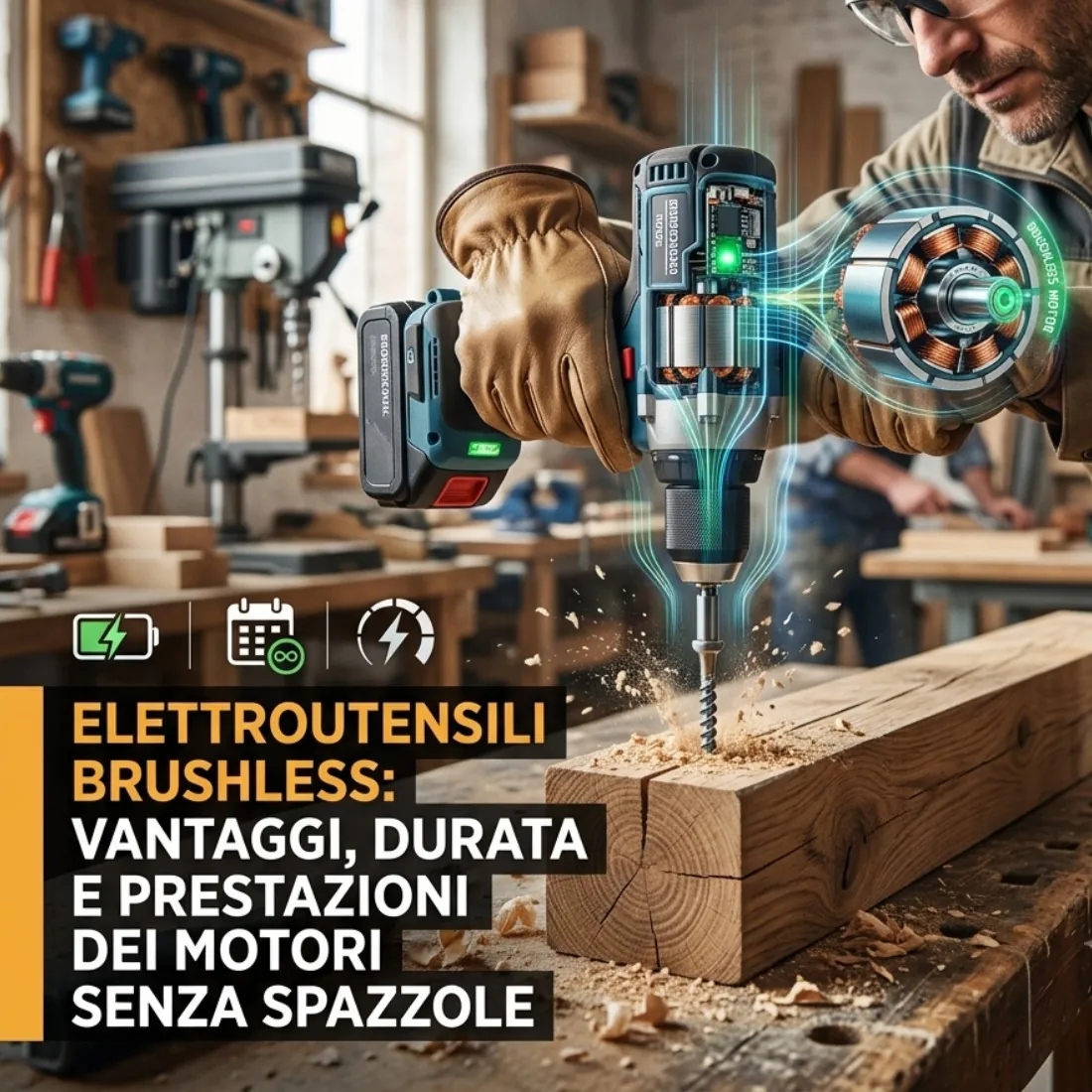 Elettroutensili brushless Catania | Utensili senza spazzole
