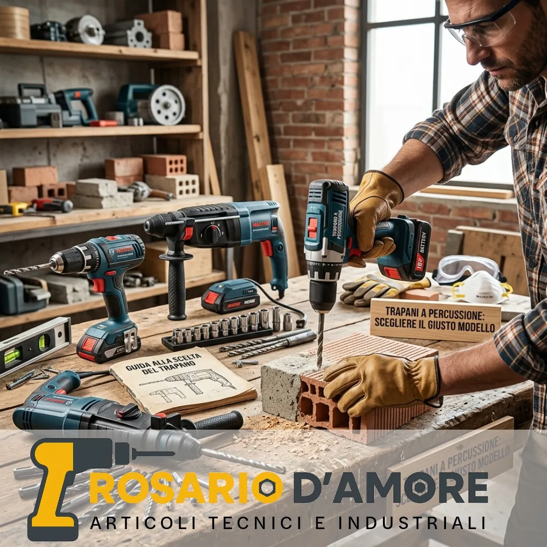 Trapani a percussione Catania | Modelli professionali per muratura
