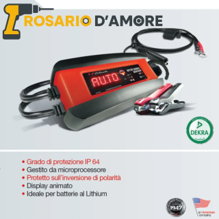 Caricabatterie SPI 3 6/12V IP64 | Mantenitore microprocessore con display (ideale Litio) – Rosario D’Amore