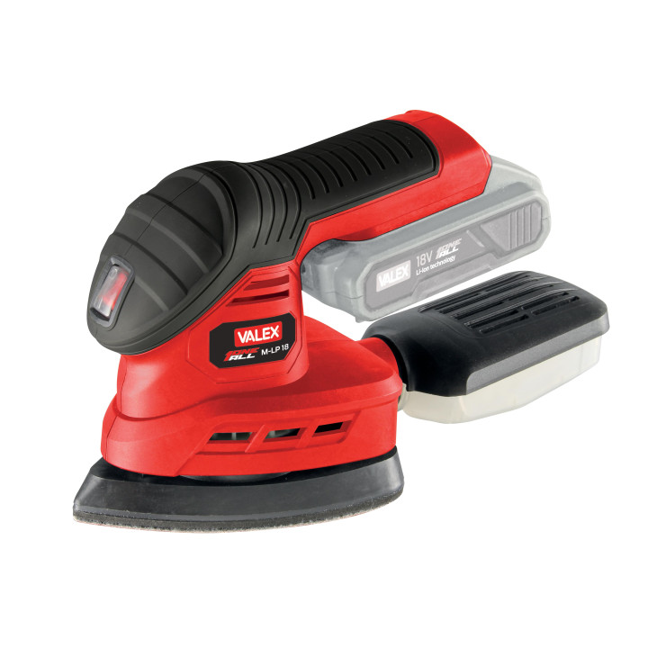 Levigatrice palmare a batteria al litio M-LP 18 - Valex - Elettroutensili Catania