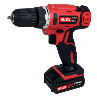 Trapano avvitatore a batteria al litio FAMILY-TECH 112 - Valex - Elettroutensili Catania